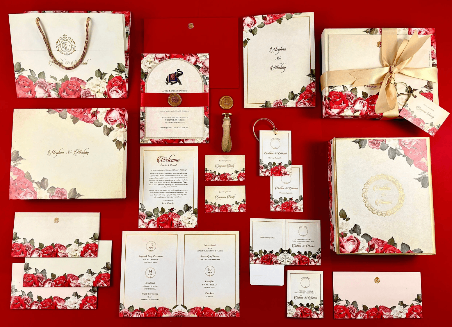 Rohan & Aparna Invitations — South Asian wedding vendor in London